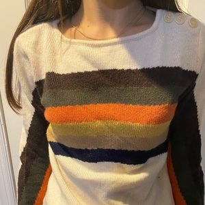 Tory Burch Striped Sweater